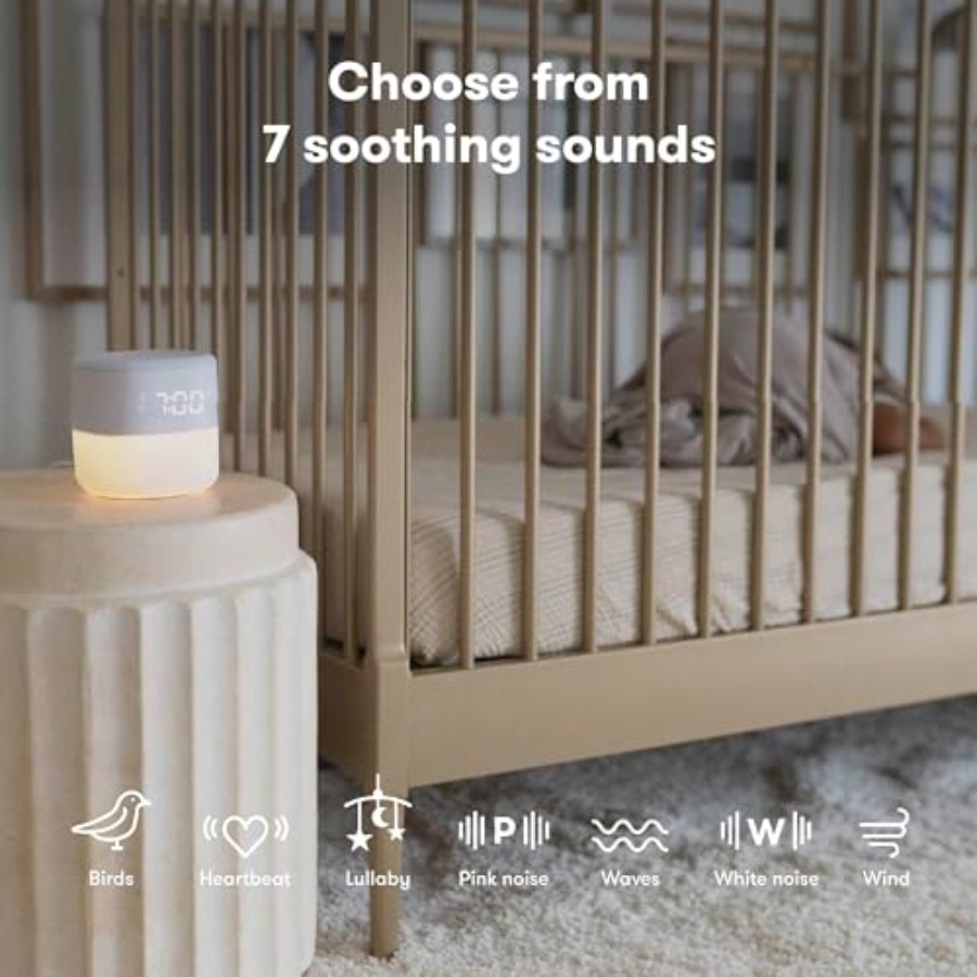 Frida Baby 3-in-1 Alarm Clock  - Sound Sleep Trainer Clock reseña y precio