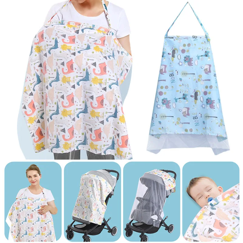 100% Cotton Baby Feeding Nursi - Nursing Cover Breastfeeding reseña y precio