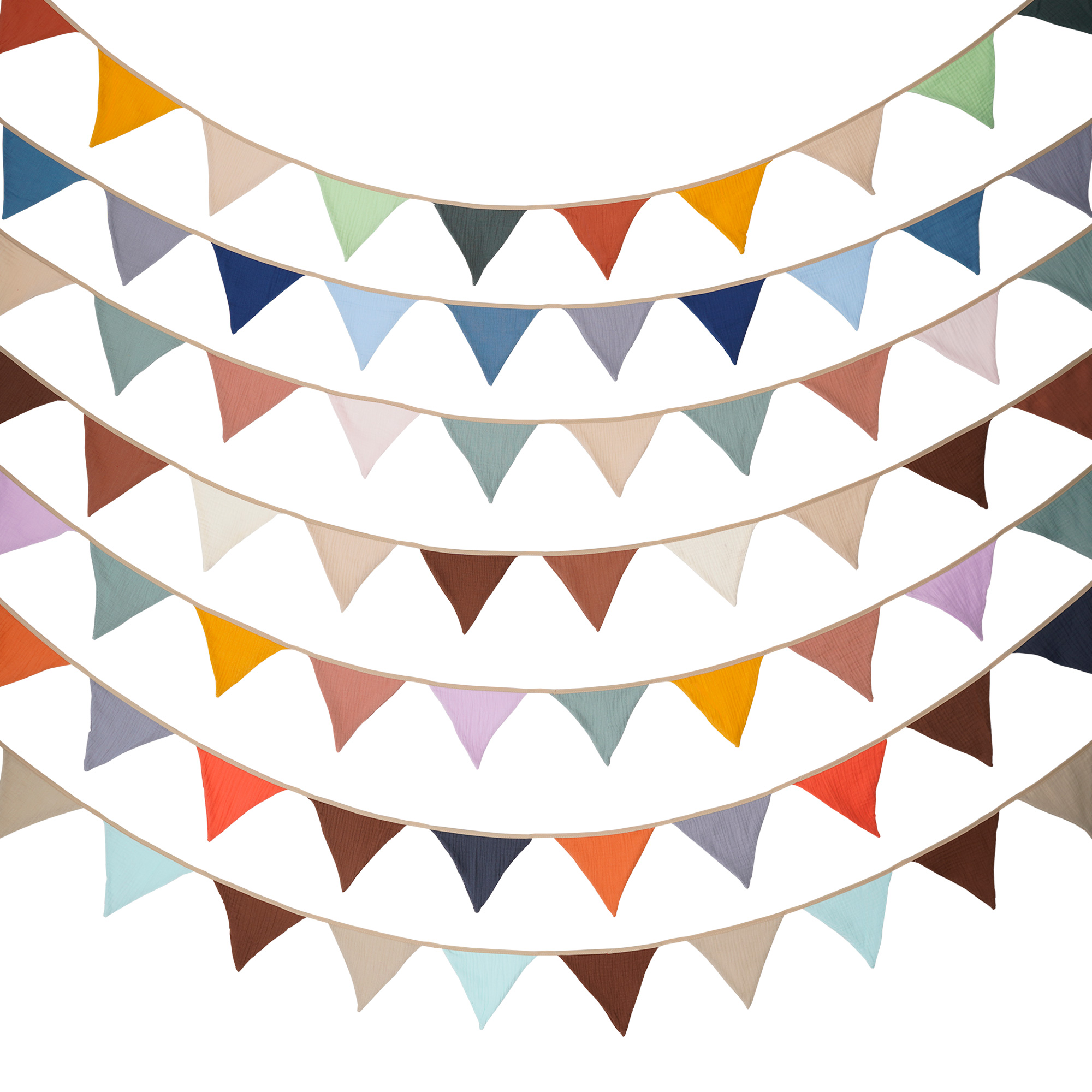 2.6M Nursery Fabric Bunting 10 - Baby Nursery Fabric reseña y precio