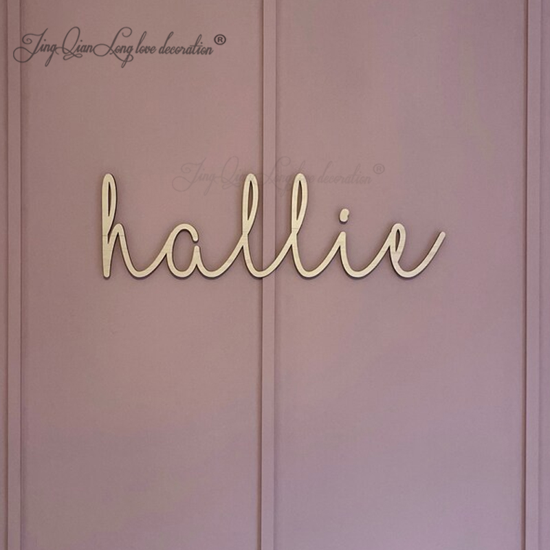 Custom Decorative Wooden Sign  - Baby Nursery Name Letters reseña y precio