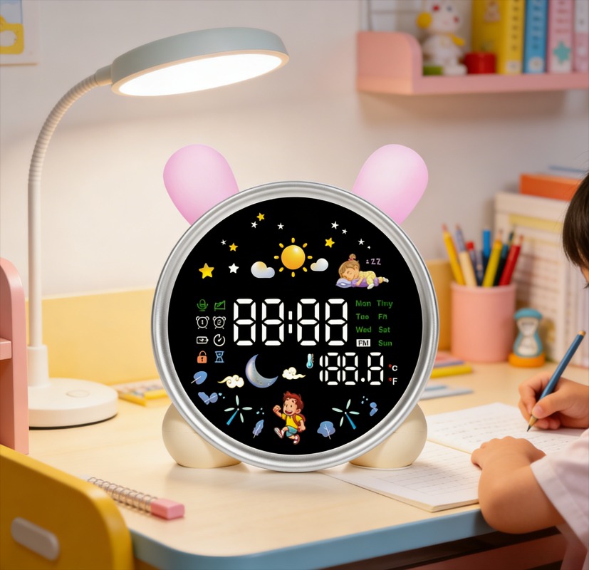 Kids Alarm Clock Ready to Rise - Sound Sleep Trainer Clock reseña y precio