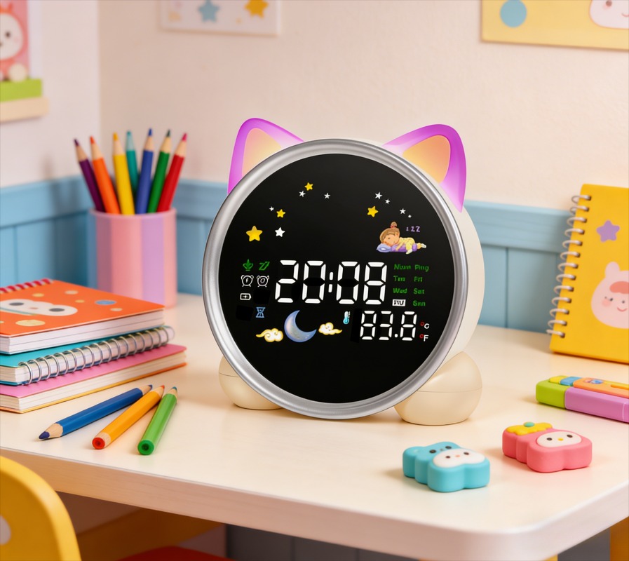 Kids Alarm Clock Ready to Rise - Sound Sleep Trainer Clock reseña y precio