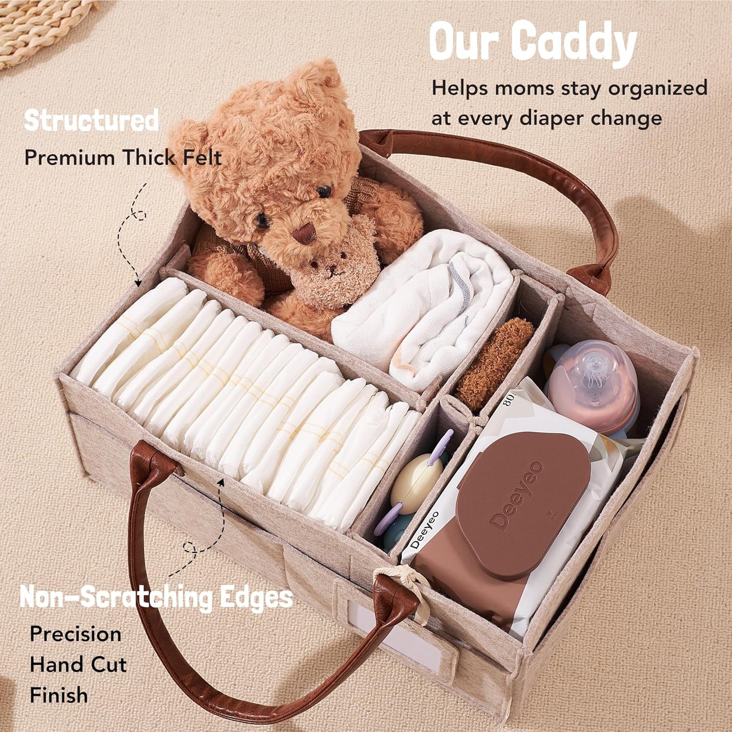 Baby Felt Storage Nursery Orga - Baby Nursery Organizer reseña y precio
