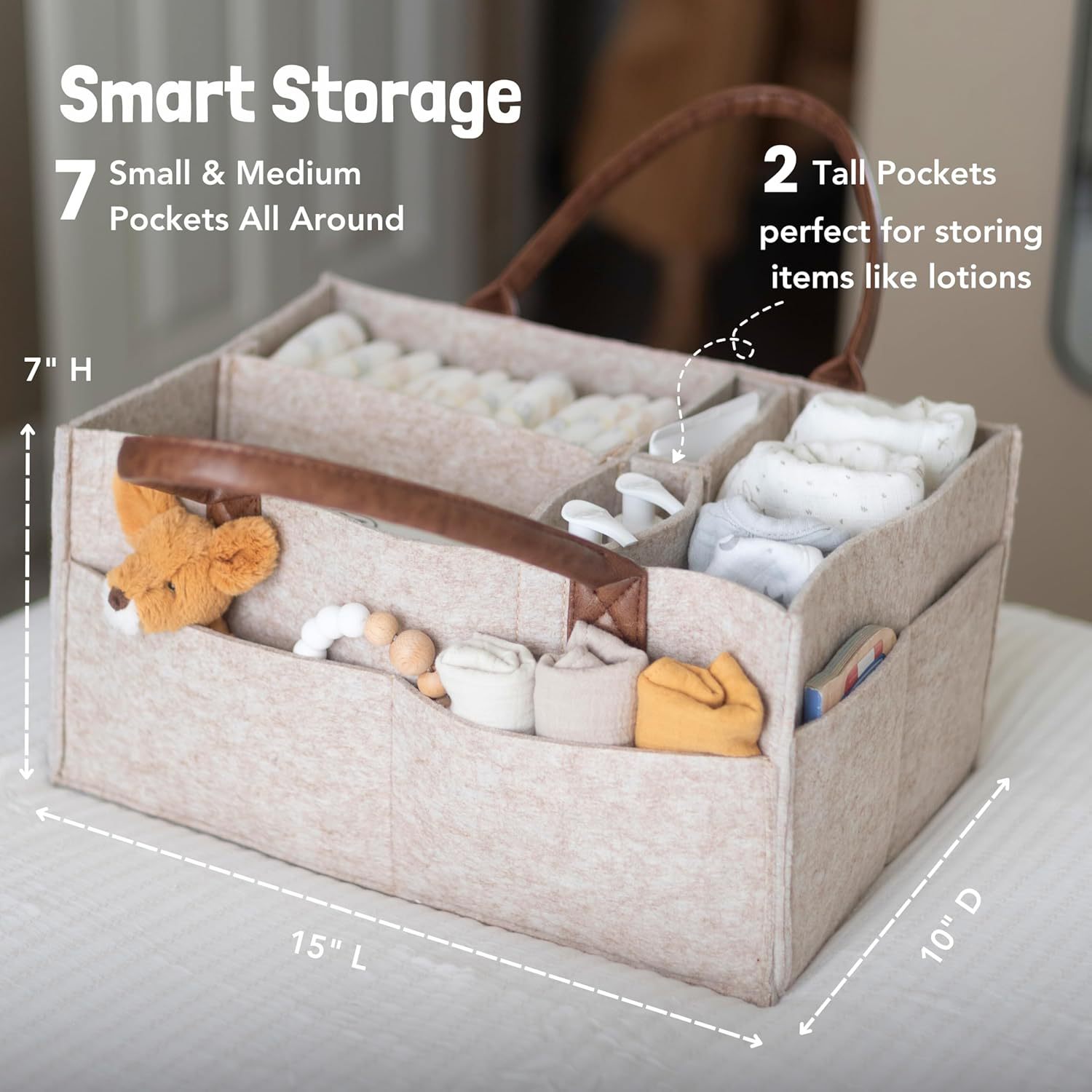 Baby Felt Storage Nursery Orga - Baby Nursery Organizer reseña y precio