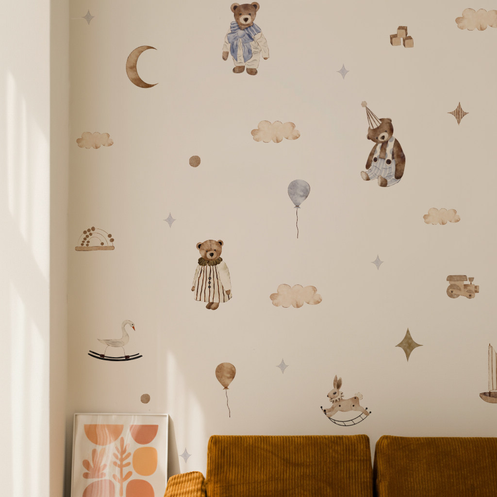 Boho Wall Stickers Vintage Cut - Baby Nursery Vintage reseña y precio