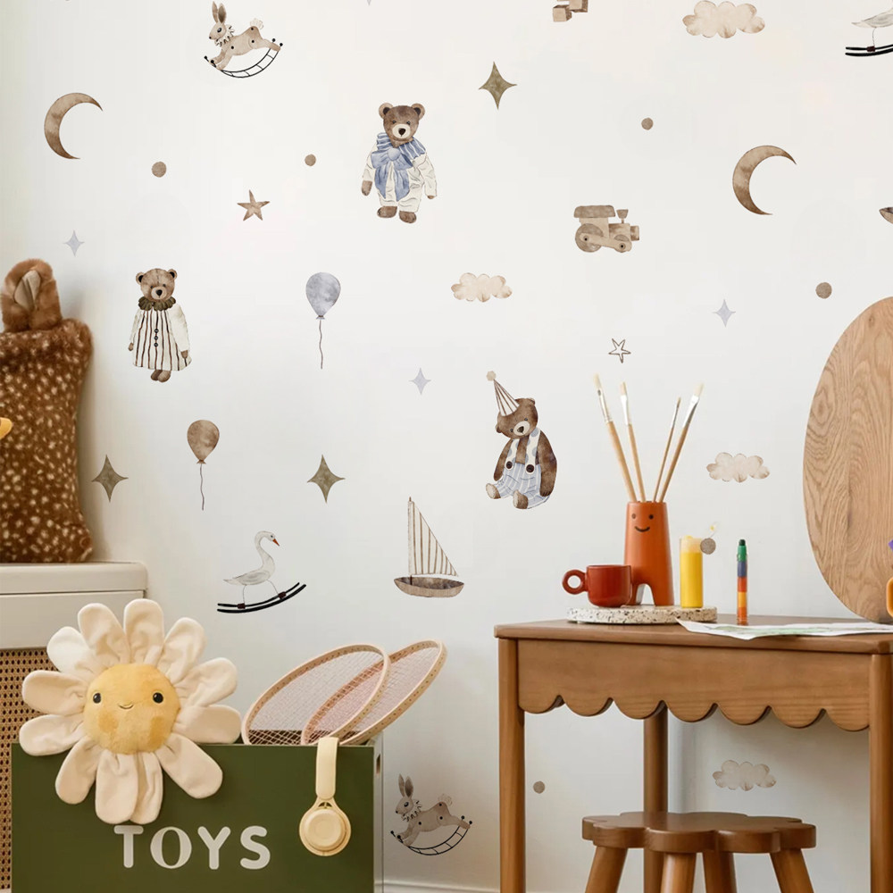 Boho Wall Stickers Vintage Cut - Baby Nursery Vintage reseña y precio