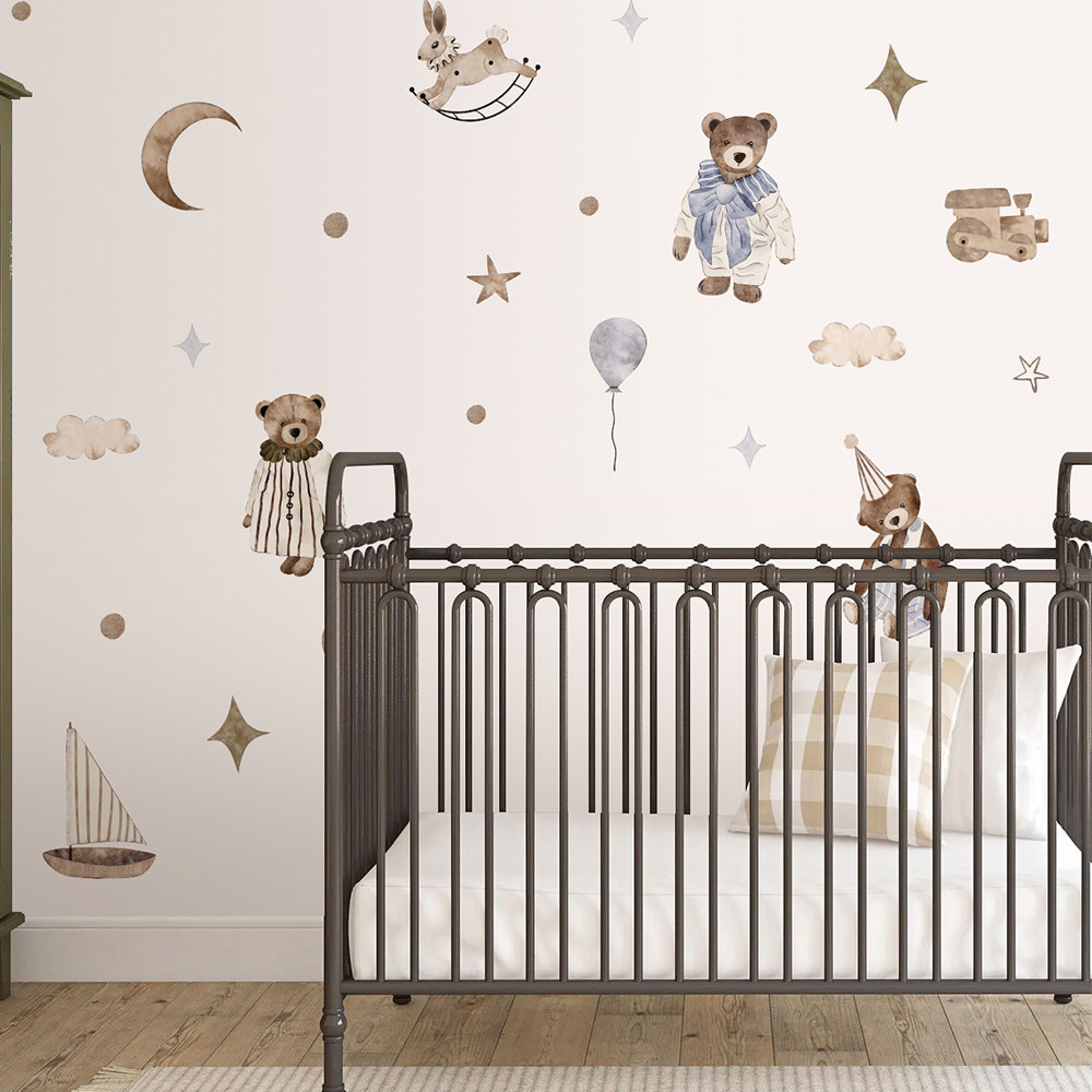 Boho Wall Stickers Vintage Cut - Baby Nursery Vintage reseña y precio
