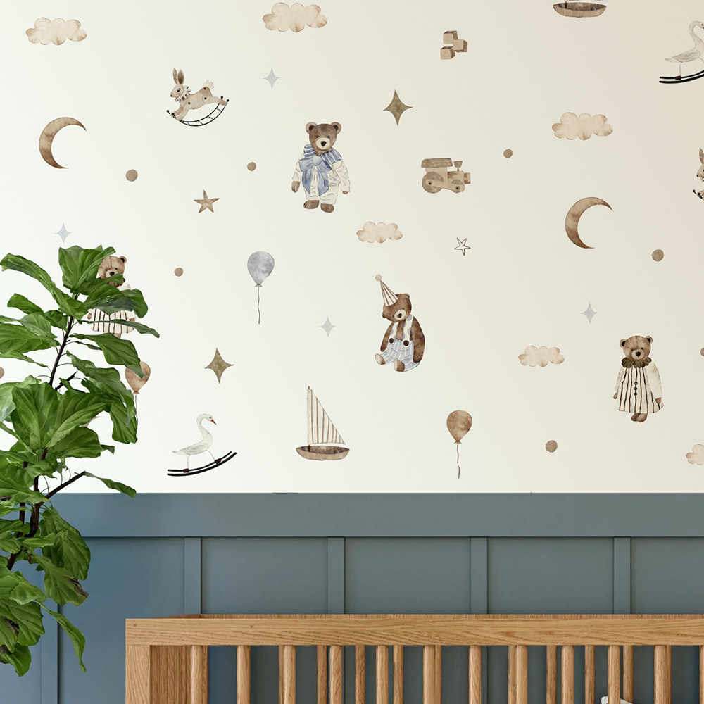 Boho Wall Stickers Vintage Cut - Baby Nursery Vintage reseña y precio