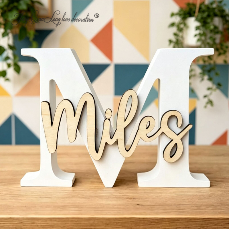 Custom Personalized Standing W - Baby Nursery Name Letters reseña y precio