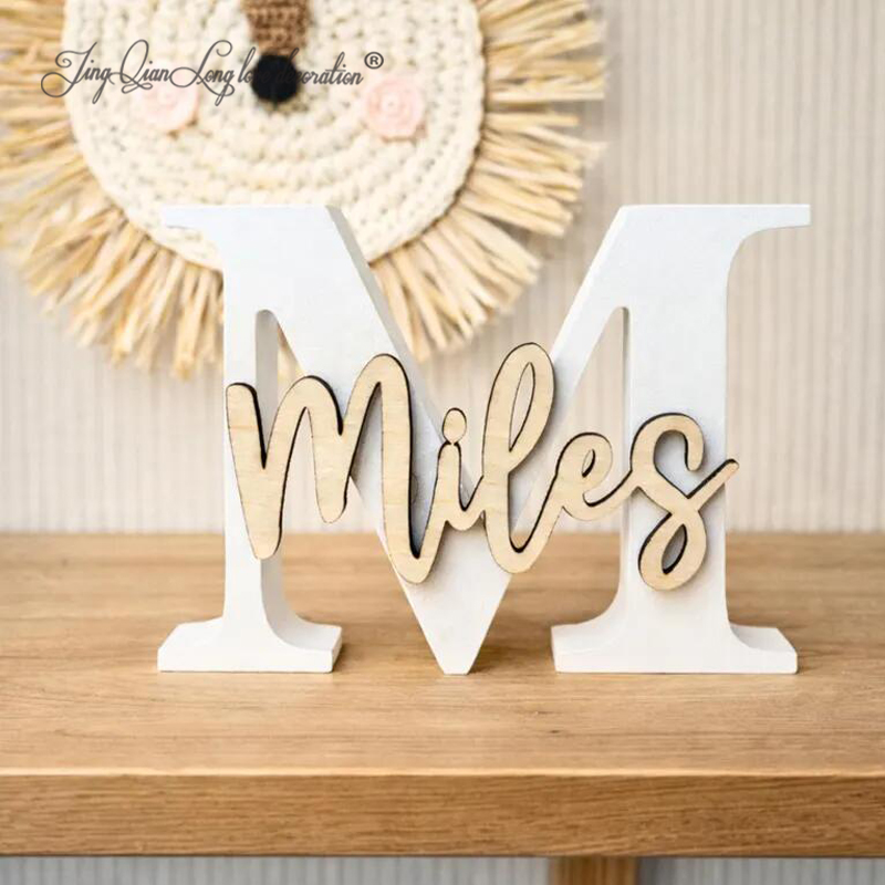 Custom Personalized Standing W - Baby Nursery Name Letters reseña y precio