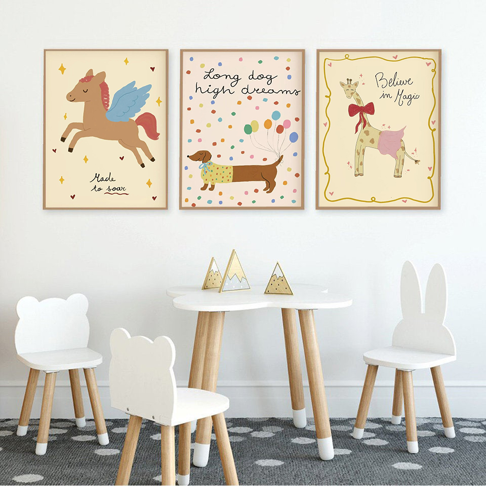Vintage Rocking Horse Giraffe  - Baby Nursery Vintage reseña y precio