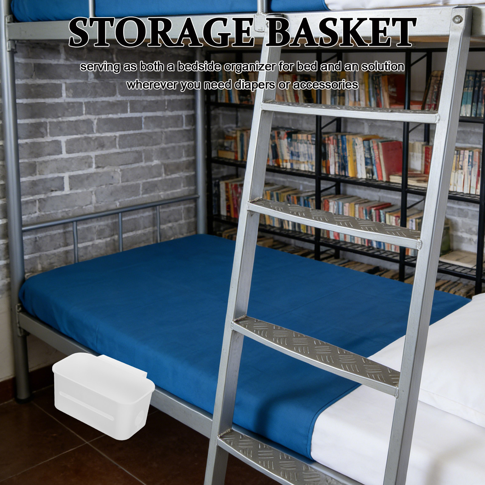 Crib Side Storage Basket Hangi - Baby Nursery Organizer reseña y precio