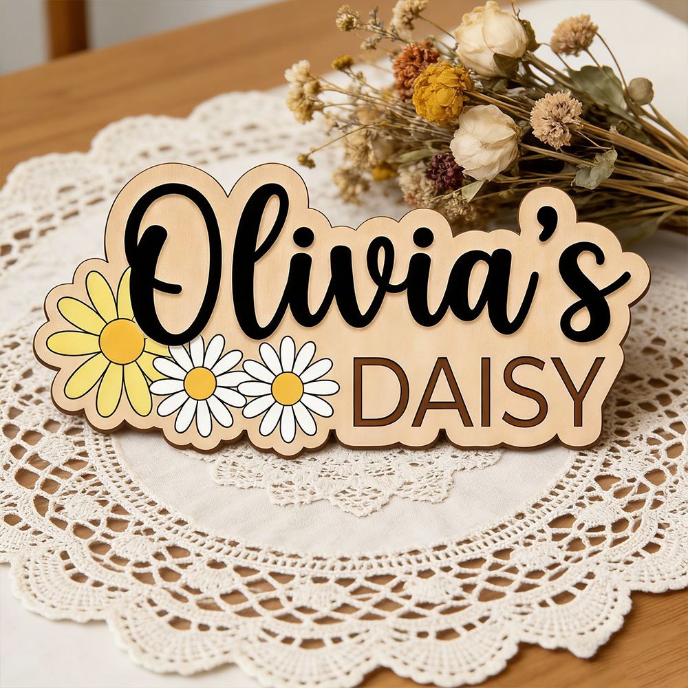 Personalized Yellow White Dais - Baby Nursery Yellow Walls reseña y precio