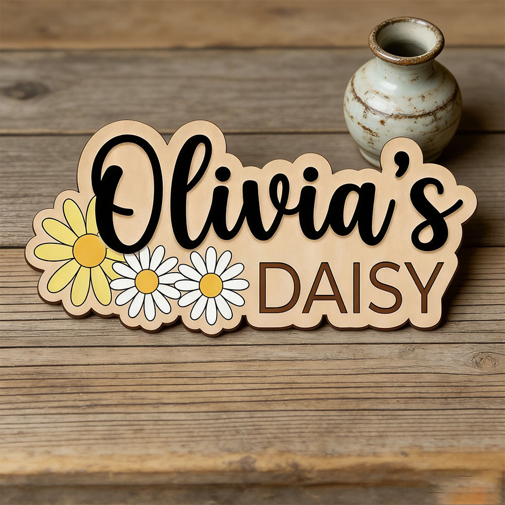 Personalized Yellow White Dais - Baby Nursery Yellow Walls reseña y precio
