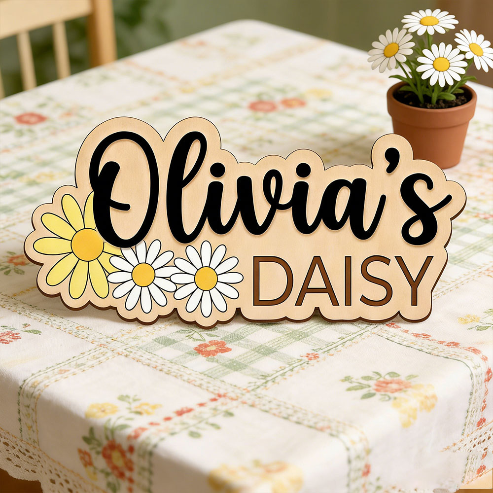 Personalized Yellow White Dais - Baby Nursery Yellow Walls reseña y precio