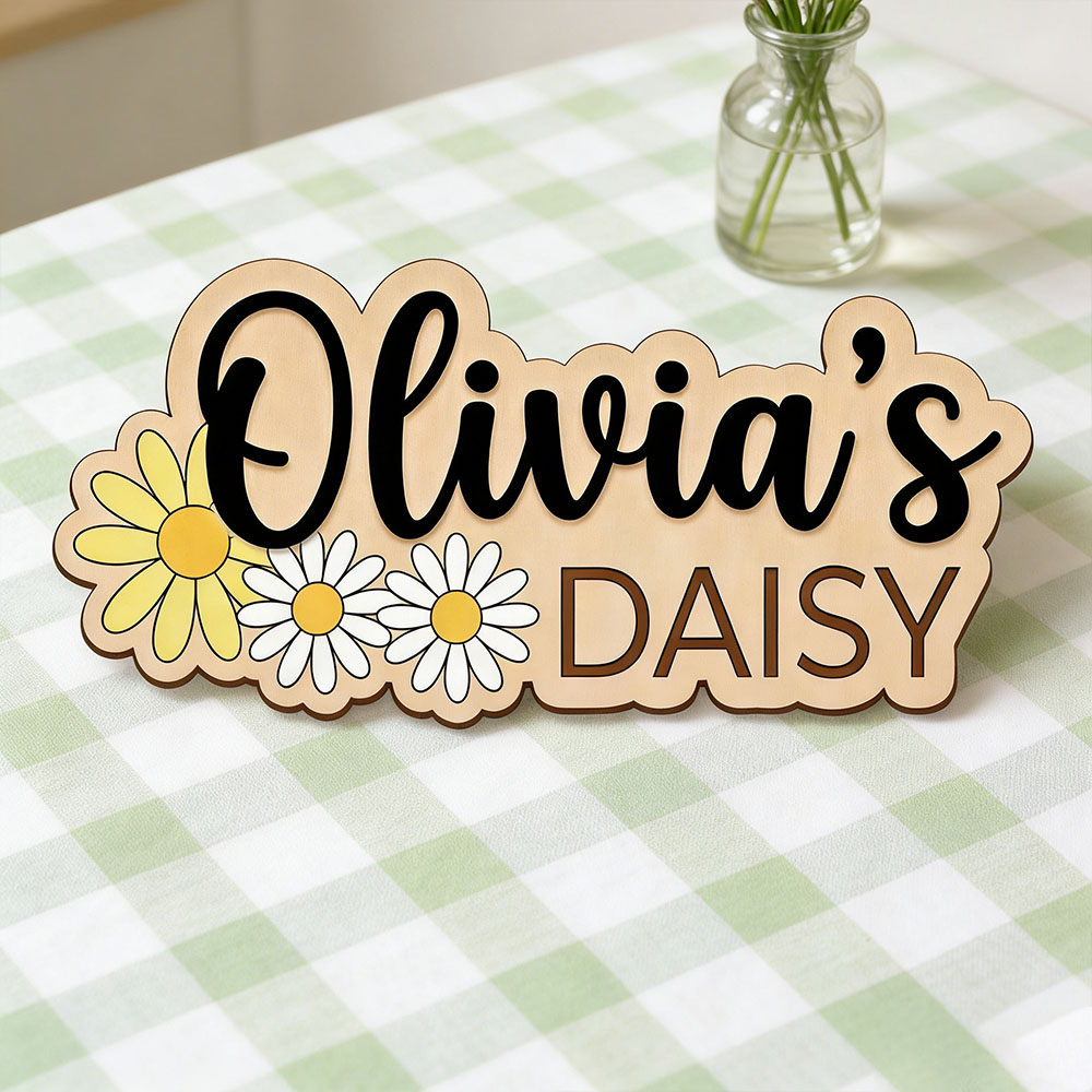 Personalized Yellow White Dais - Baby Nursery Yellow Walls reseña y precio