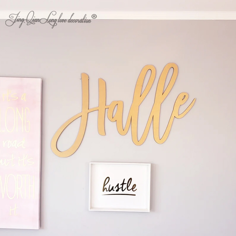 Custom Made Nursery Name Sign, - Baby Nursery Name Letters reseña y precio
