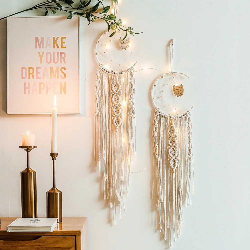 Macrame Dream Catcher Boho Hom - Baby Nursery Modern reseña y precio