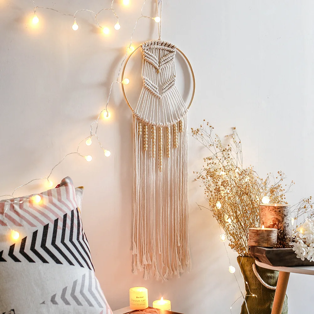 Macrame Dream Catcher Boho Hom - Baby Nursery Modern reseña y precio