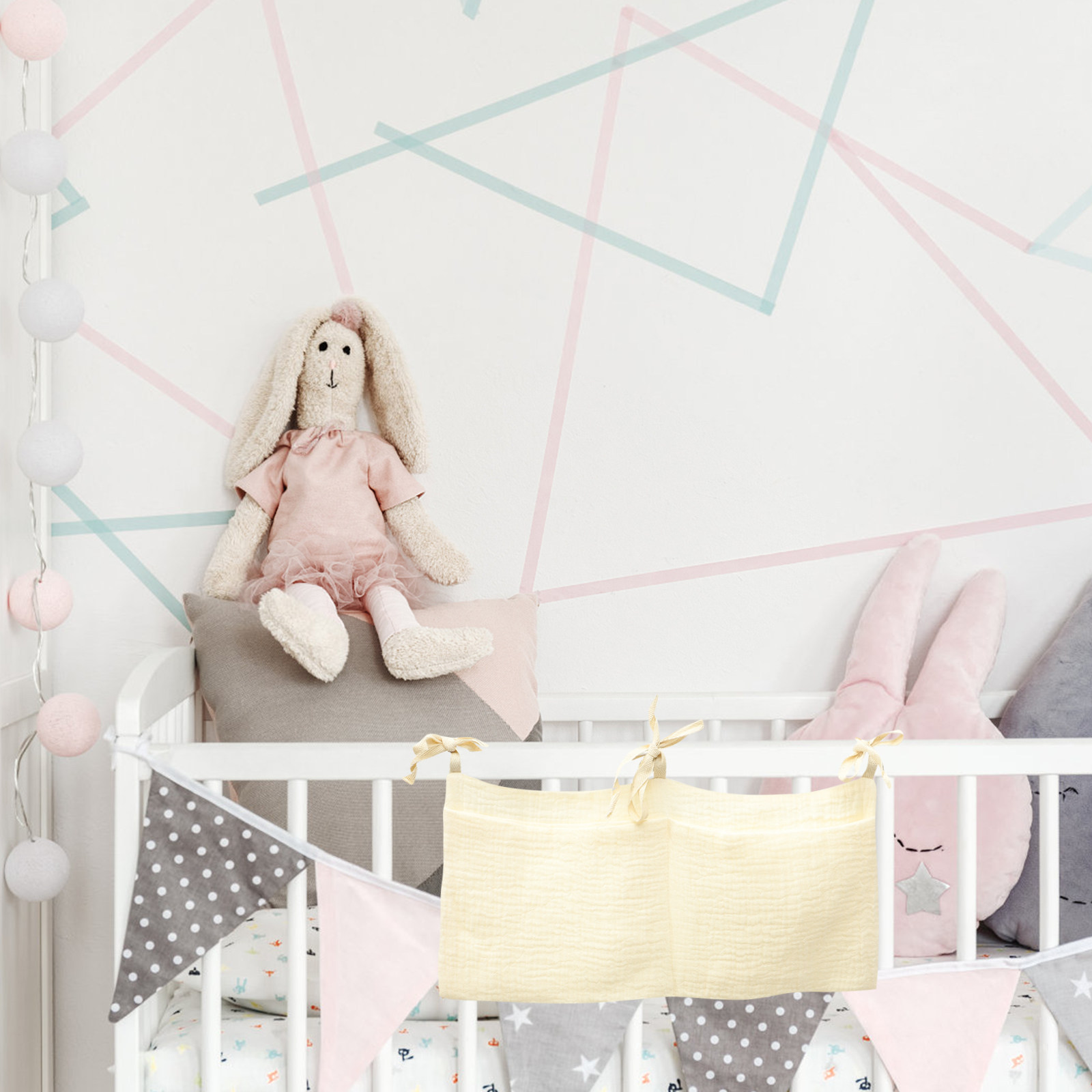 Baby Crib Hanging Storage Bag  - Baby Nursery Organizer reseña y precio