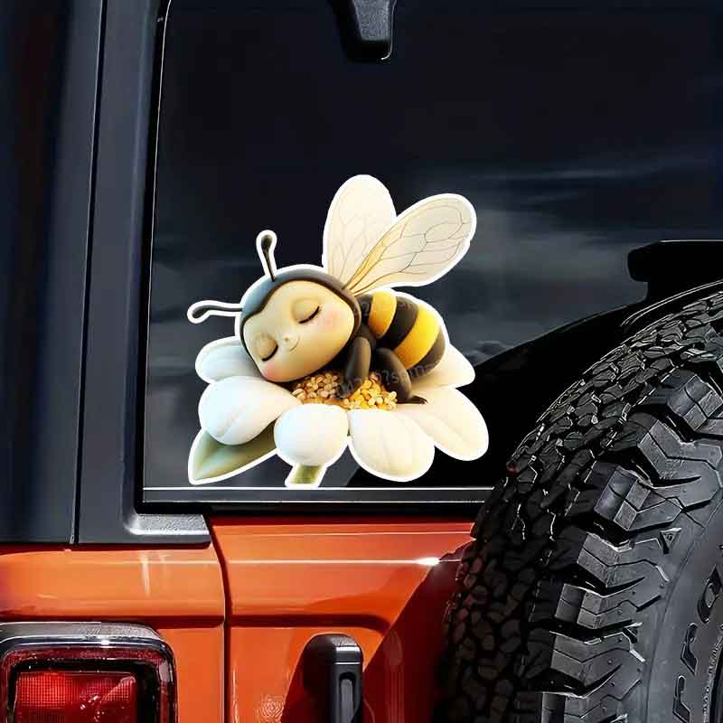 Bee Cute Bumblebee Car Sticker - Baby Nursery Yellow Walls reseña y precio