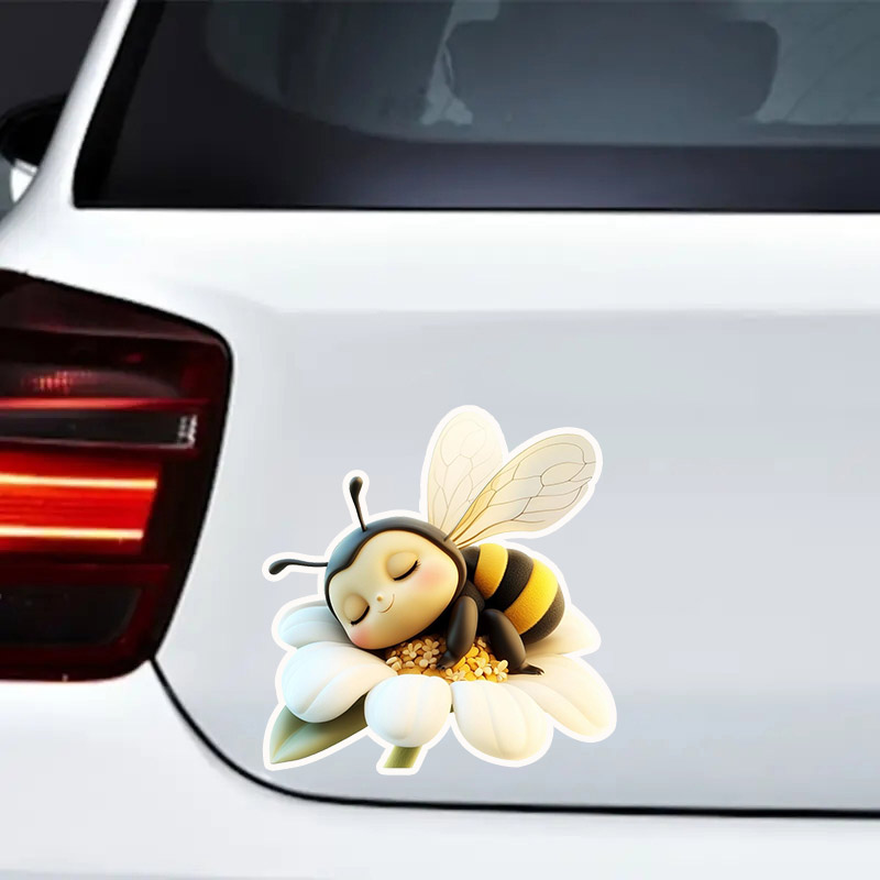 Bee Cute Bumblebee Car Sticker - Baby Nursery Yellow Walls reseña y precio