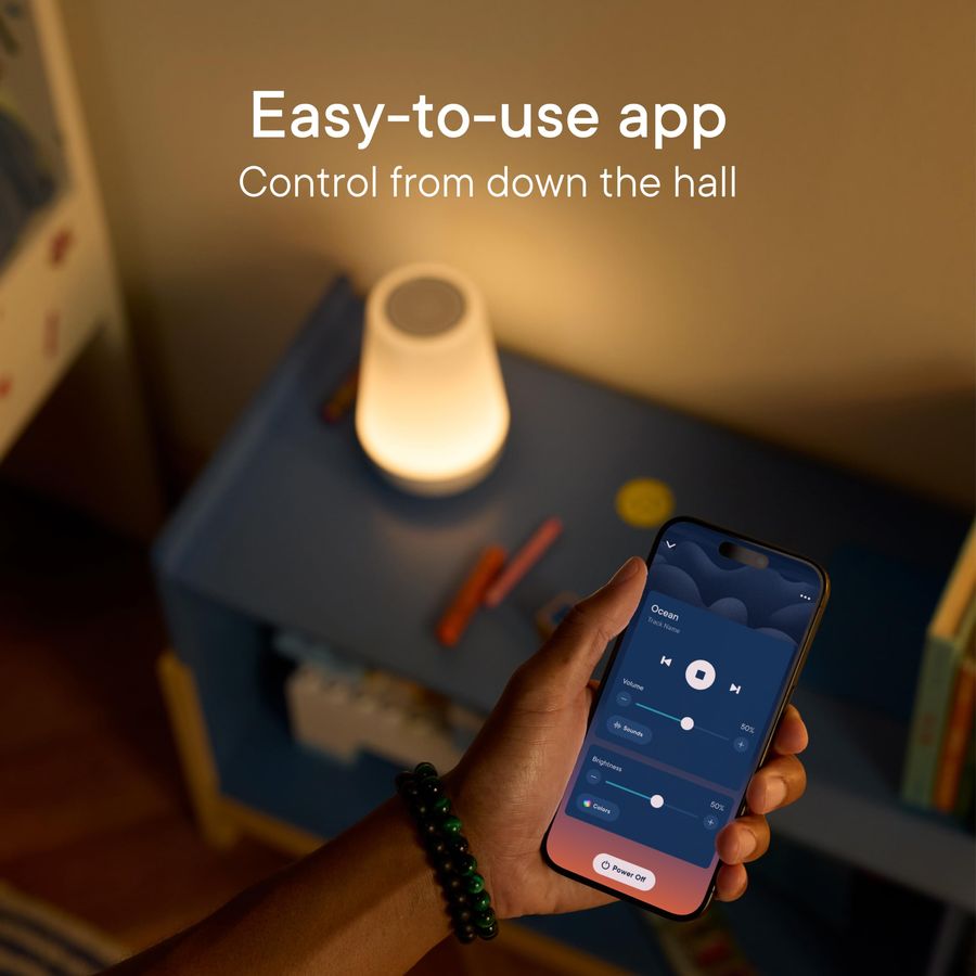 Rest Baby Sound Machine, Night - Sound Sleep Trainer Clock reseña y precio
