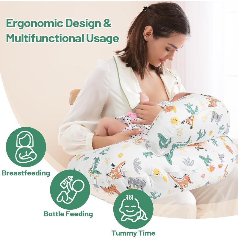 Nursing Pillow with Animal Pri - Nursing Cover Breastfeeding reseña y precio