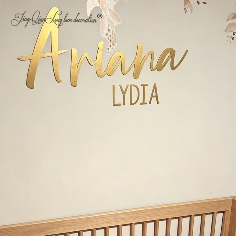 Nursery Name 3D Wood Sign Curs - Baby Nursery Name Letters reseña y precio