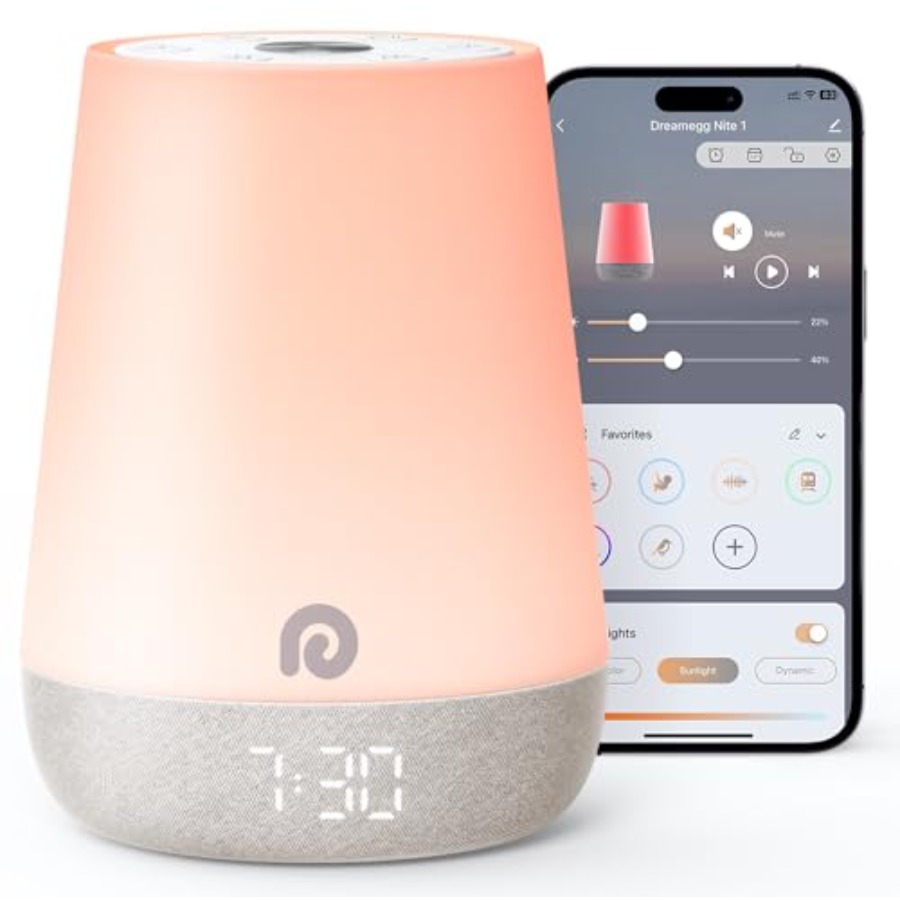 Sound Machine Baby - White Noi - Sound Sleep Trainer Clock reseña y precio