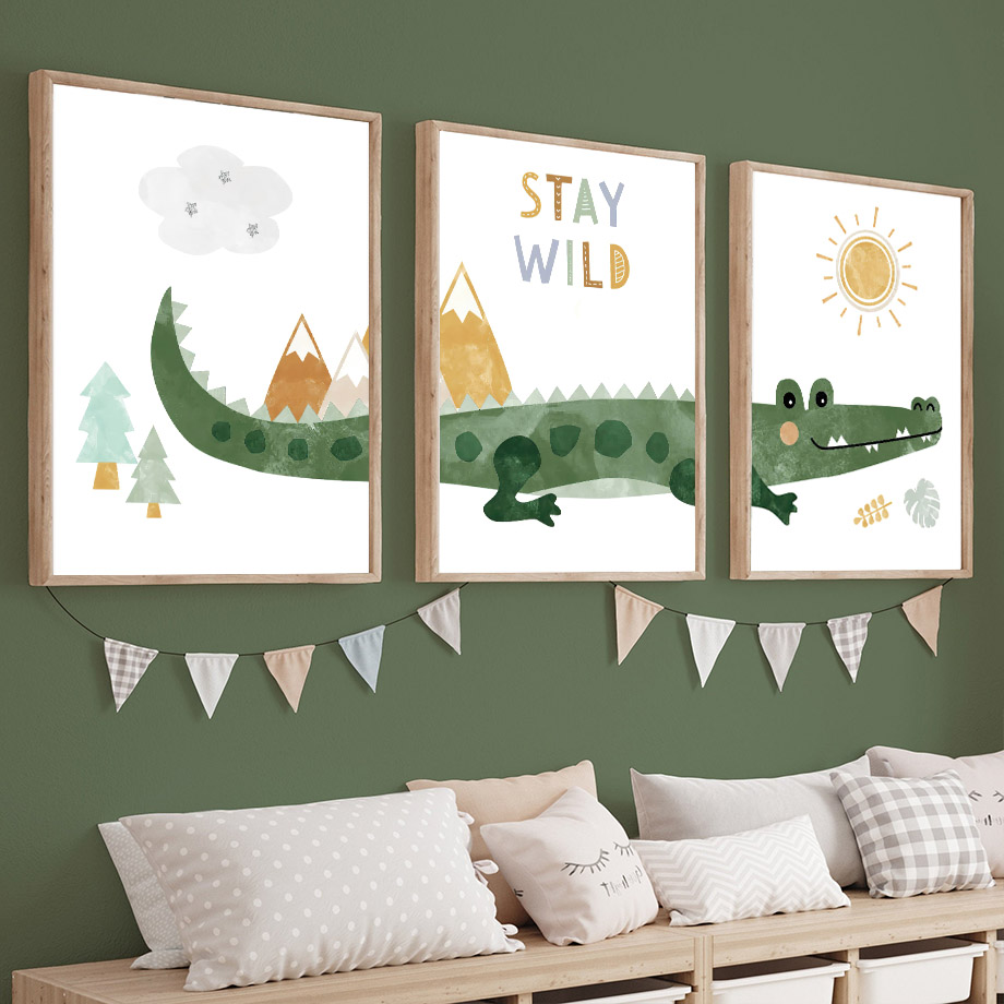 Crocodile Balloon Lion Elephan - Baby Nursery Modern reseña y precio