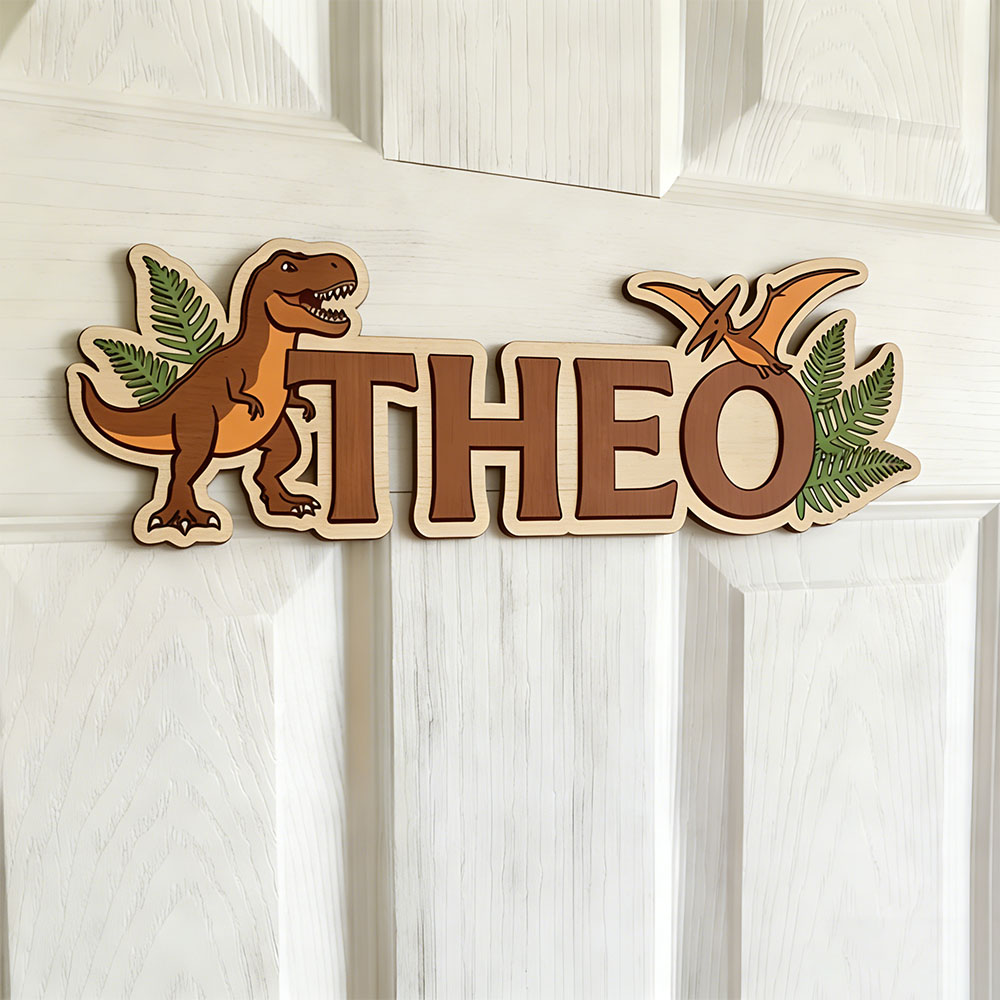 Personalized Dinosaur Name Sig - Baby Nursery Decor reseña y precio