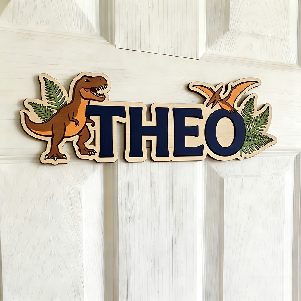 Personalized Dinosaur Name Sig - Baby Nursery Decor reseña y precio