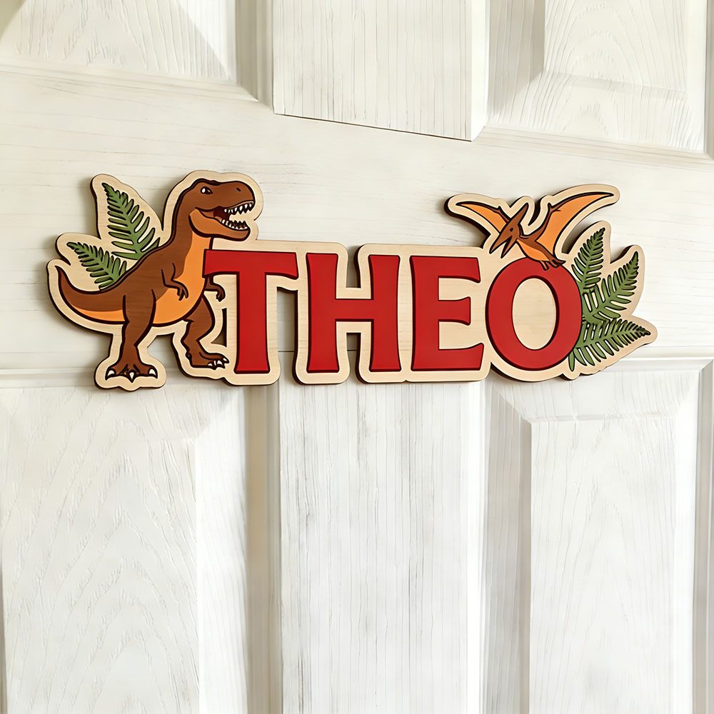 Personalized Dinosaur Name Sig - Baby Nursery Decor reseña y precio