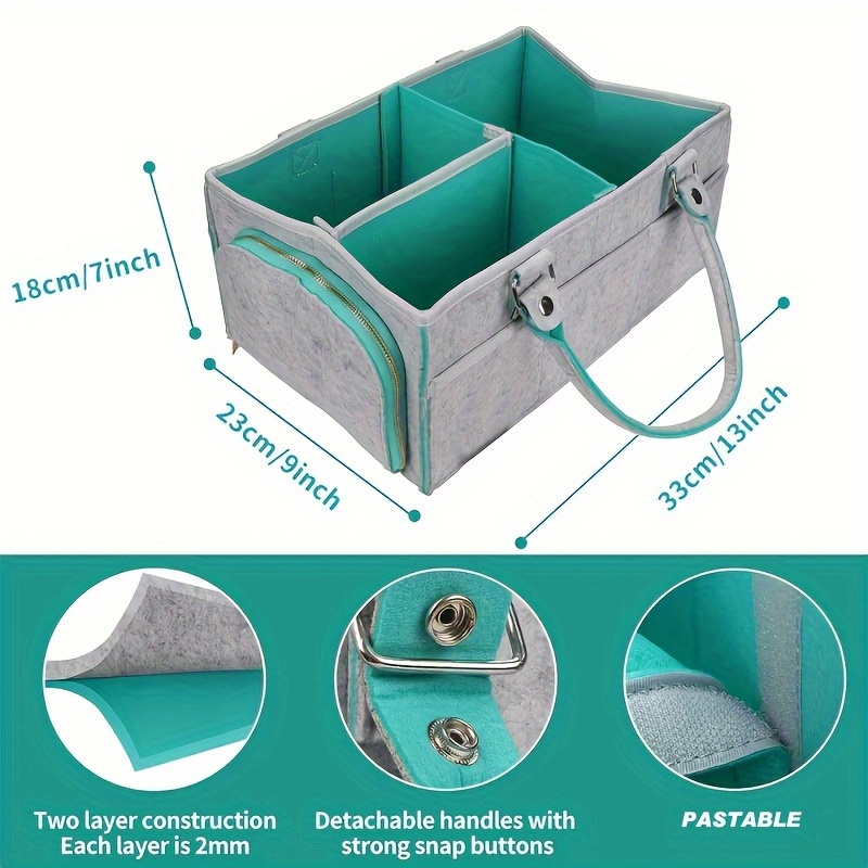 Baby Diaper Caddy Organizer fo - Baby Nursery Fabric reseña y precio