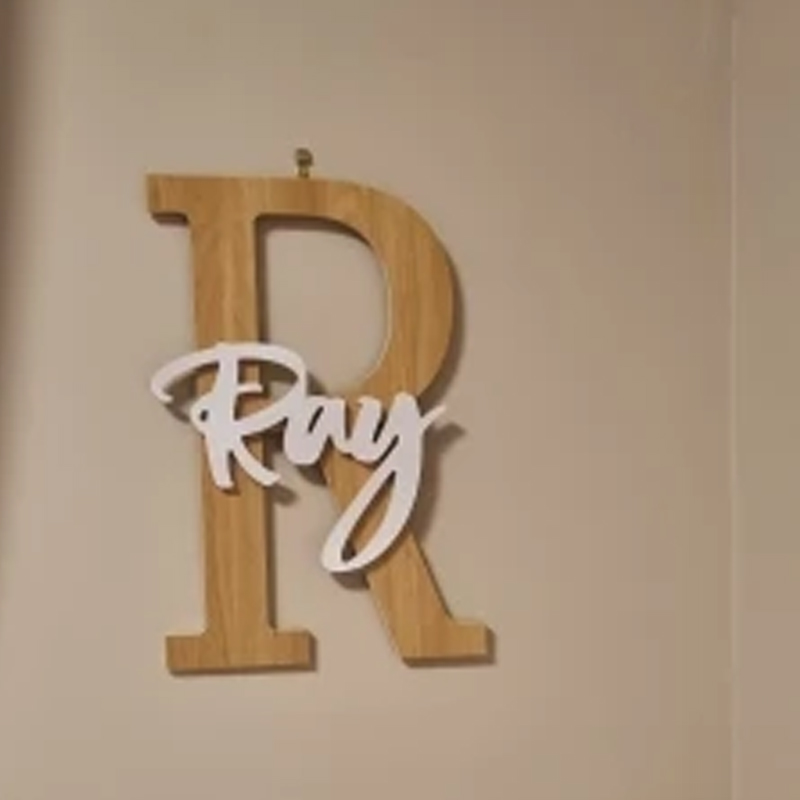 Custom Wooden Name Sign  Baby  - Baby Nursery Name Letters reseña y precio
