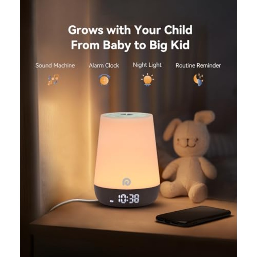 Nite 1 - Baby Sound Machine Sl - Sound Sleep Trainer Clock reseña y precio