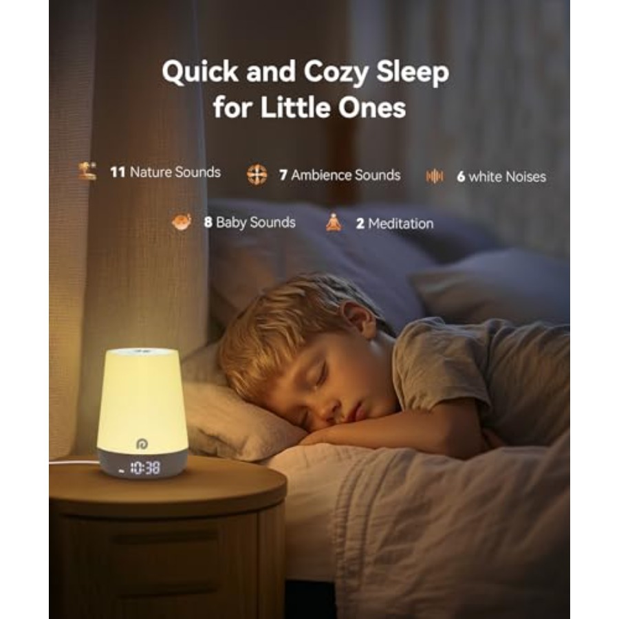 Nite 1 - Baby Sound Machine Sl - Sound Sleep Trainer Clock reseña y precio