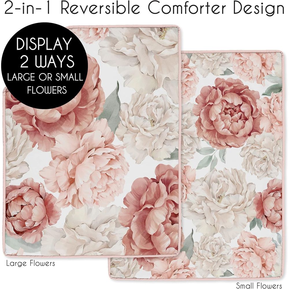 Blush Pink Boho Shabby Chic lo - Baby Nursery Pink reseña y precio
