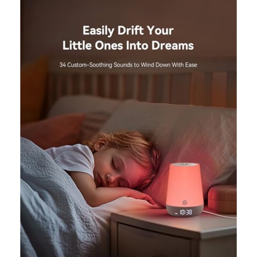 Sound Machine Baby - White Noi - Sound Sleep Trainer Clock reseña y precio