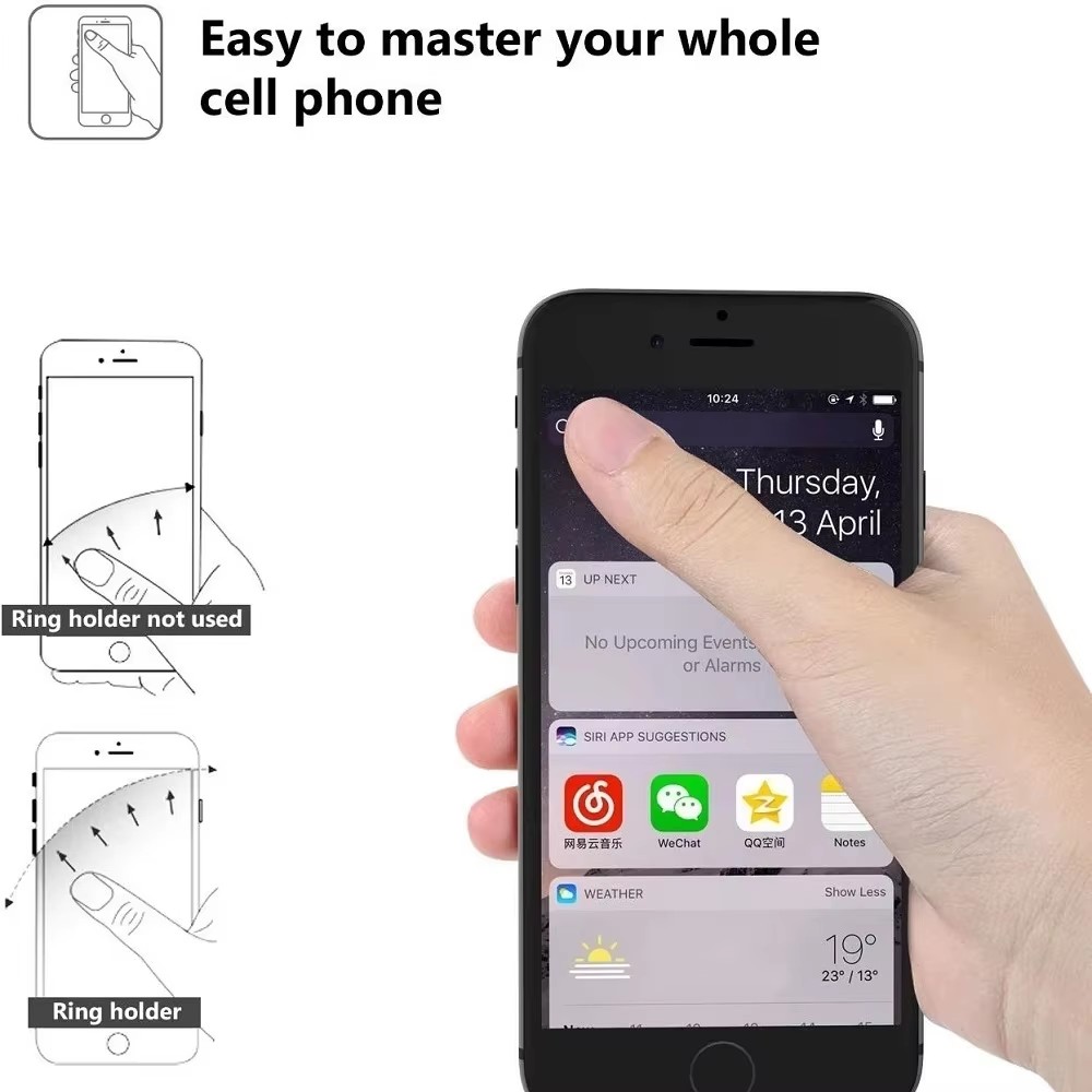 Finger Ring Mobile Phone Holde - Mobile Hanger Arm reseña y precio