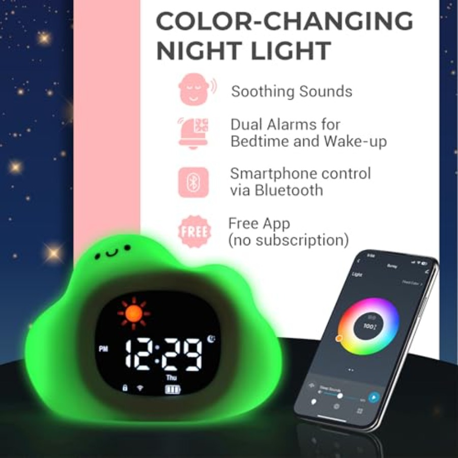 Sleep Trainer with App Control - Sound Sleep Trainer Clock reseña y precio