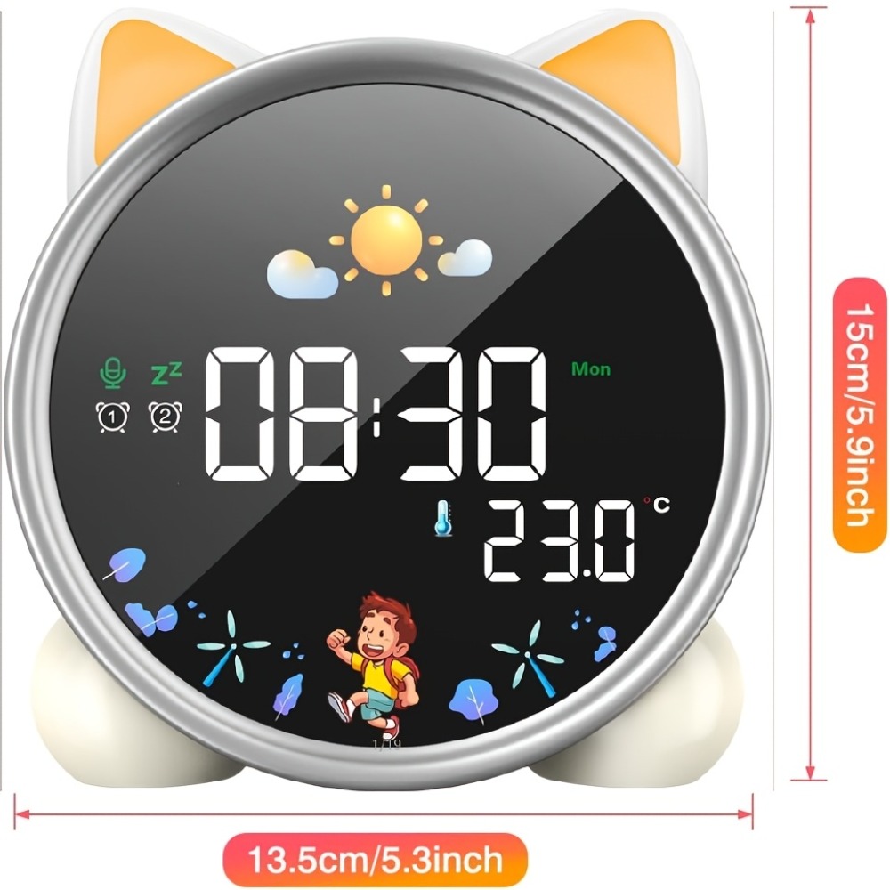 Kids Alarm Clock Ready to Rise - Sound Sleep Trainer Clock reseña y precio