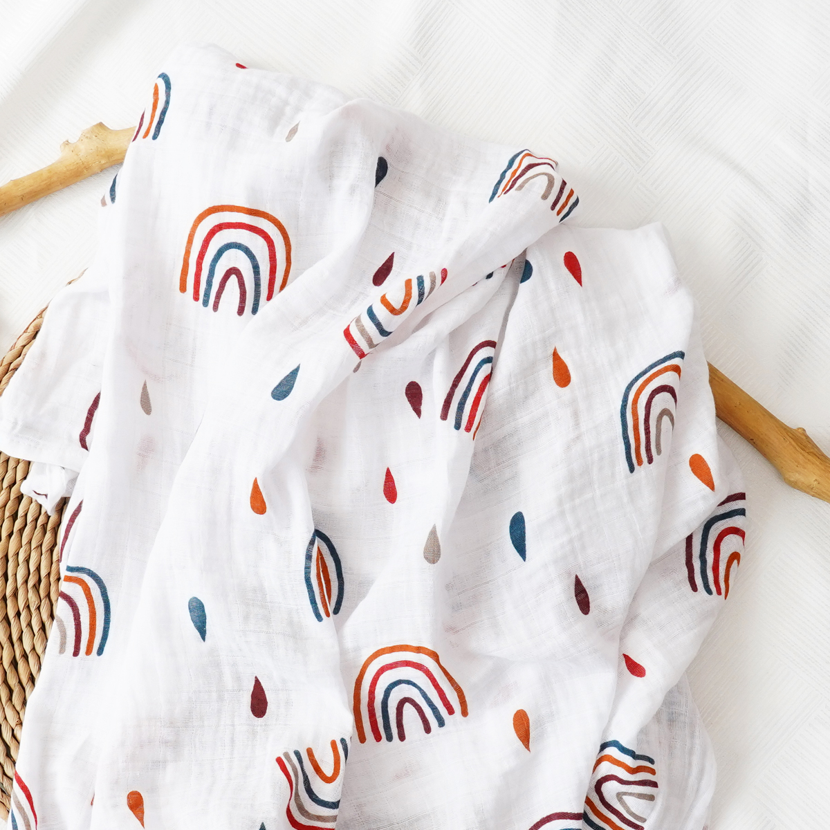 1PCS Baby Muslin Swaddle 120*1 - Swaddle Blanket Muslin reseña y precio