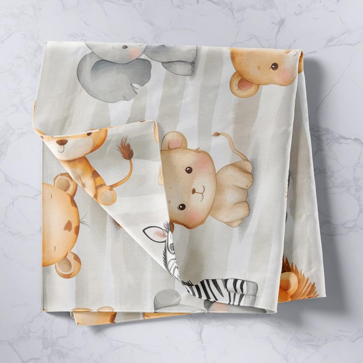Cute Safari Jungle Animals Tap - Baby Nursery Zoo Animals reseña y precio