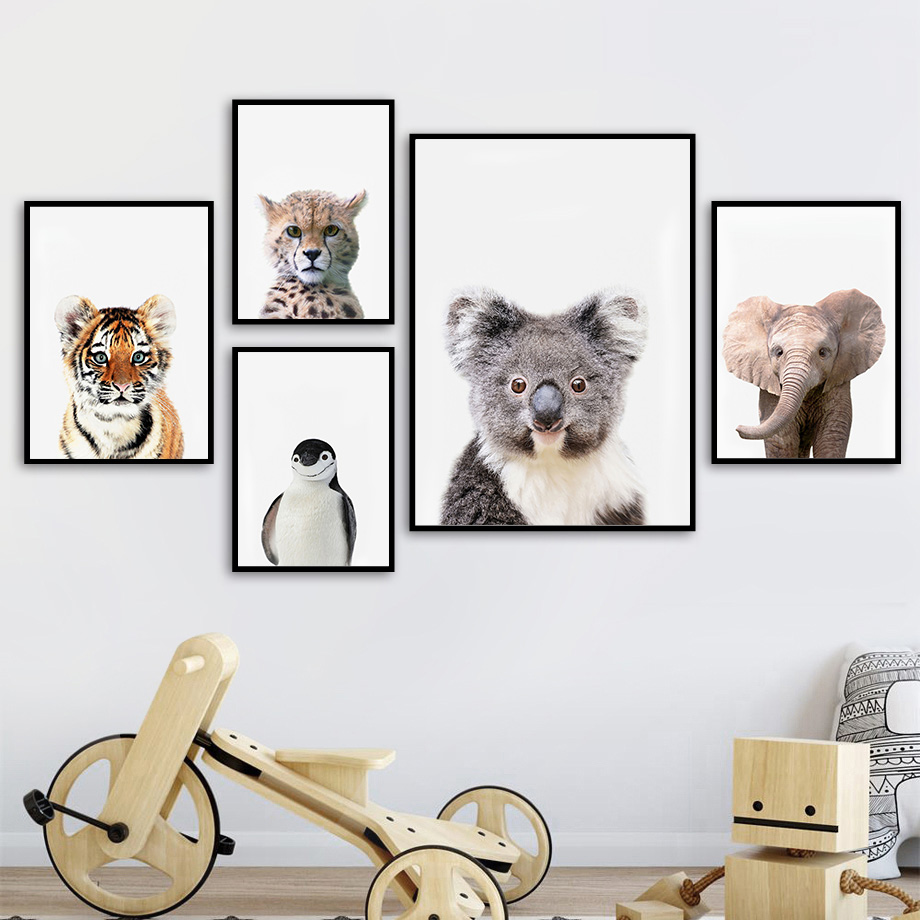 Baby Safari Animal Nursery Wal - Baby Nursery Zoo Animals reseña y precio
