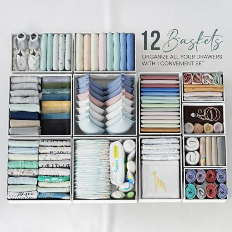 Drawer Organizer Clothes Set o - Baby Nursery Organizer reseña y precio