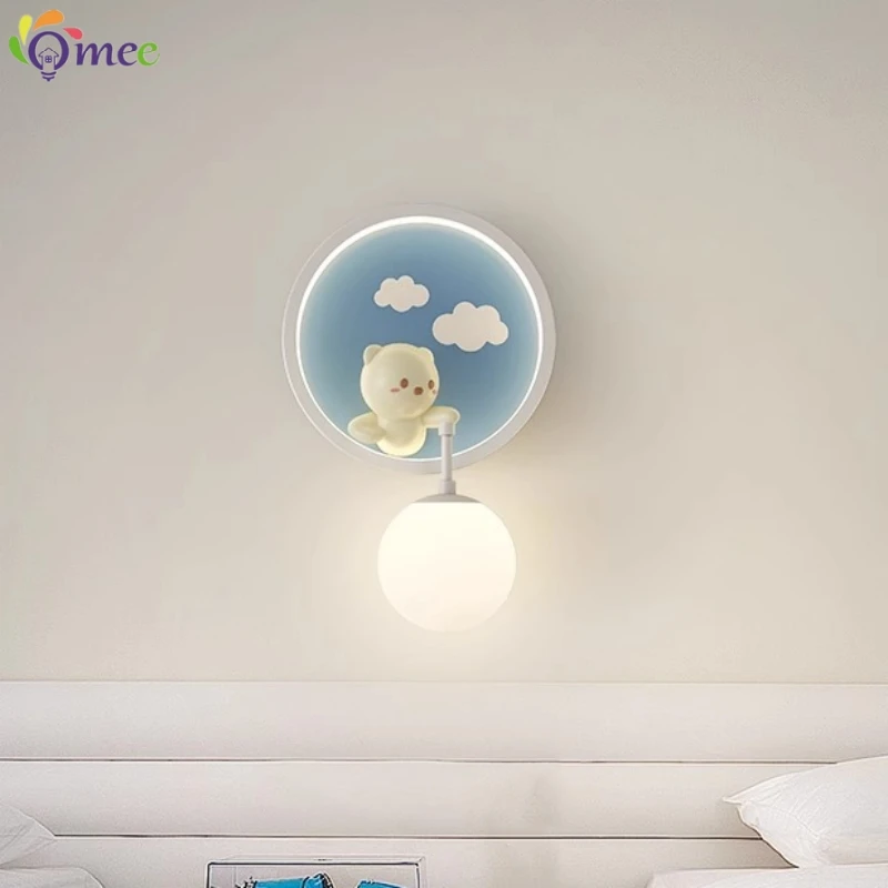 Cute Girl Wall Lamps LED Pink  - Baby Nursery Yellow Walls reseña y precio