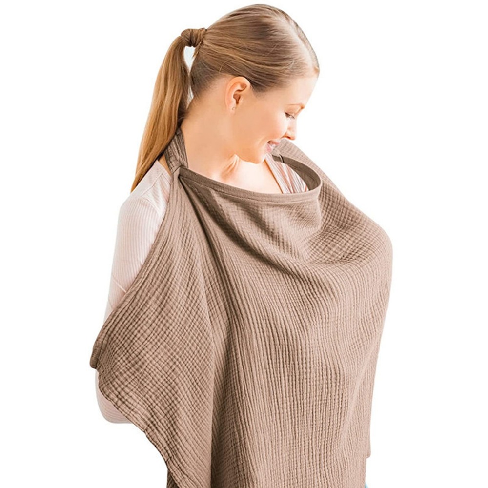 Breathable Cotton Breastfeedin - Nursing Cover Breastfeeding reseña y precio