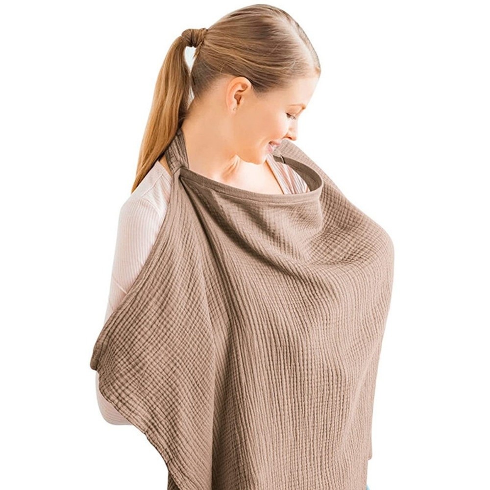 Breathable Cotton Breastfeedin - Nursing Cover Breastfeeding reseña y precio